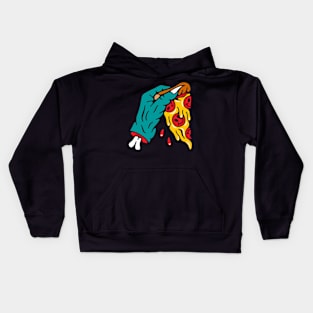 Pizza smiley Kids Hoodie